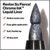 Revlon So Fierce! Chrome Ink Liquid Eyeliner, Longlasting Bold Metallic Pen Liner with Dip Ink Cap for Pearl, Shimmer Blend, 901 Gunmetal, 0.03 oz. view 2