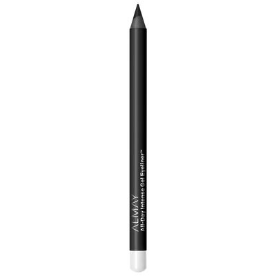 Almay Gel Eyeliner, Waterproof, Fade-Proof Eye Makeup, Easy-to-Sharpen Liner Pencil, 110 Rich Black, 0.045 Oz