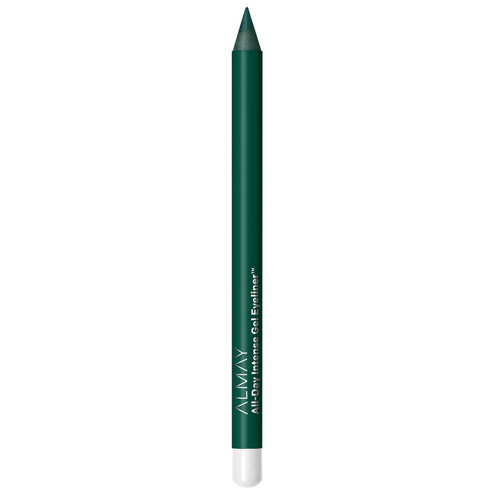 Almay Gel Eyeliner, Waterproof, Fade-Proof Eye Makeup, Easy-to-Sharpen Liner Pencil, Stocking Stuffer for Women, 150 Evergreen, 0.045 oz