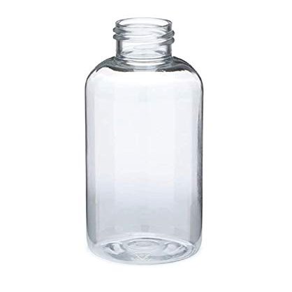 120ml Clear Boston Round PET Bottles 24-410 Neck (250)