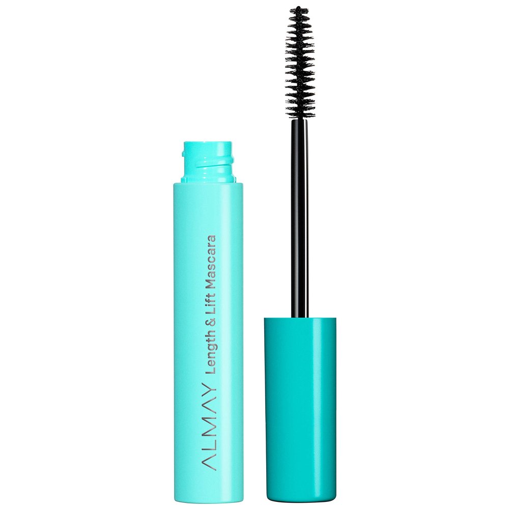 Almay Lengthening Mascara, Volume & Lift, Eye Makeup, Hypoallergenic and-Fragrance Free, 040 Waterproof Black, 0.24 fl oz.