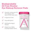 Almay Biodegradable Makeup Remover Pads, Micellar Gentle, Hypoallergenic, Fragrance-Free, Dermatologist & Ophthalmologist Tested, 120 Count view 2
