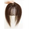 Real Human Hair 3D Air Bangs Lightweight Fake Bangs Naturally Clip in Hairpiece 4x8cm Women Seamless Hair Topper for Lossing Hair,Silk Base Hair Topper Hairpieces Clip in Bangs 8" Light Brown view 2