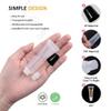 100 PACK 10ml Lip Gloss Tubes with 50 x Black Caps + 50 x Silver Caps view 2