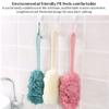 4 Pack Multiple Bath Body Brushes, Soft Nylon Mesh Back Cleaner with Long Handled Shower Brush for Wet, Exfoliating Luffa Bath Sponge for Women & Men Body (Pink4 Pack) view 3