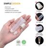100 PACK 10ml Lip Gloss Tubes with 50 x White Caps + 50 x Blue Caps view 2