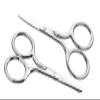 BesYouSel Eyebrows Trimming Kit Stainless Steel Nose Hair Scissors Round Professional Nail Cuticle Scissor Facial Hair Scissors for Eyebrows, Nose, Beard Trimming, Eyelashes, Pack of 2 (Silver) view 1