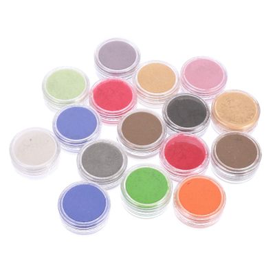 Milisten 16pcs Glitter for Makeup Nail Art Versatile Pigment for Eyeshadow Blush Lip Gloss Crafting Random Colors for Projects Party Looks