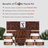 NutriGlow Natural's Raw Irish Coffee Facial Kit, Exfoliates Dead Skin Pore Cleanser Anti Tan & Acne Removal, Polished Younger-Looking Skin (8.8 Oz + 0.3 Fl Oz) view 3