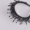 Aimimier Bridal Black Crystal Tiara Crown Handmade Baroque Headband Luxury Wide Hair Hoop Princess Prom Party Hair Jewelry for Women and Girls view 4