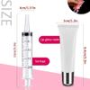 100 PACK 10ml Lip Gloss Tubes with 50 x Silver Caps + 50 x Blue Caps view 3