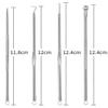 BesYouSel Professional Stainless Pimple Popper Tool Kit, Blackhead Removal Tool,Tweezers Pimple Extractor Acne Removal Tools with Metal Case for Blackheads, Forehead,Facial and Nose,Pack of 5 (Silver) view 2