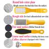 10 in 1 Foot Scrubber Professional Pedicure Tools Kit Rasp Foot File Callu Remover Set Feet Exfoliating Scrubber Cleaner for Men Women Salon view 3