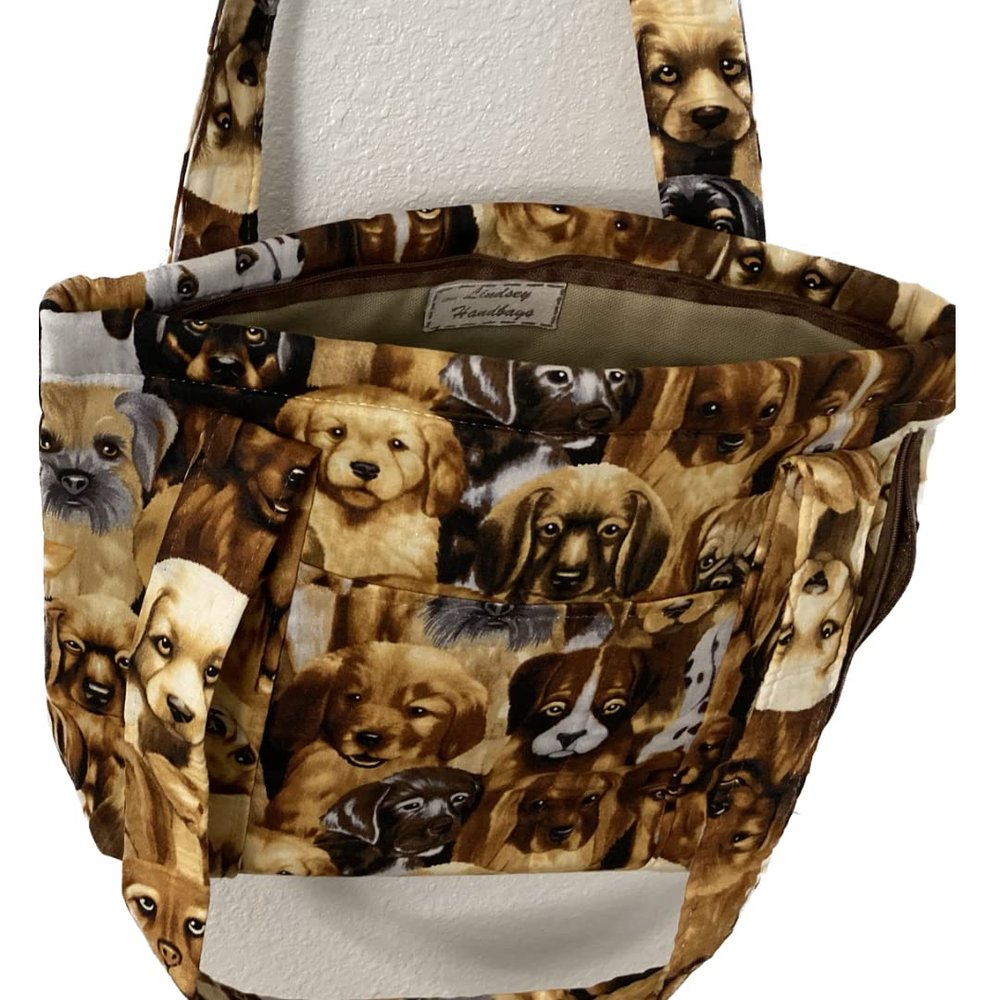Dog print, Concealed carry, washable, upholstery material