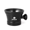 Epsilon Ceramic Shaving Bowl with Black Handle, Standard, Single view 1