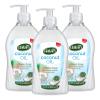 Dalan Coconut Oil Cream Ultra Moisturizing Liquid Hand Soap for Normal and Dry Hands Fresh Clean and Soft Feeling (13.5 Fl Oz / 400 mL (Pack of 3)) view 1