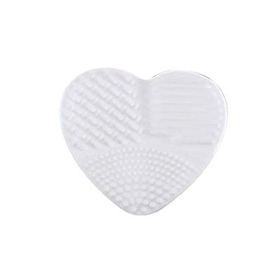 1pc Makeup Brush Cleaner Heart Shaped Silicone Finger Glove Washing Scrubber Comestic Washing Board Brushes Cleaning Mat Beauty Tools