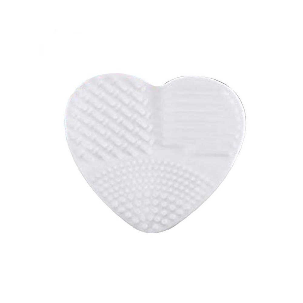 1pc Makeup Brush Cleaner Heart Shaped Silicone Finger Glove Washing Scrubber Comestic Washing Board Brushes Cleaning Mat Beauty Tools