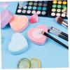 1pc Makeup Brush Cleaner Heart Shaped Silicone Finger Glove Washing Scrubber Comestic Washing Board Brushes Cleaning Mat Beauty Tools view 2