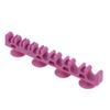 AMOYER 1pc Mini Silicone Makeup Brush Air Drying Rack with 4 Suction Cup 15 Holder Holes Makeup Brushes Storage Holder Organizer Display Stand view 2