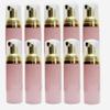 10pcs Gold + Pink Plastic Travel Foaming Soap Dispenser Mini Empty Foaming Liquid Soap Pump Bottles 60ml view 1
