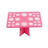 1pc Makeup Brush Dryer Holder 26 Holes Makeup Brush Holder Acrylic Collapsible Comestic Brush Display Stand Folding Makeup Brush Cosmetic Shelf view 1