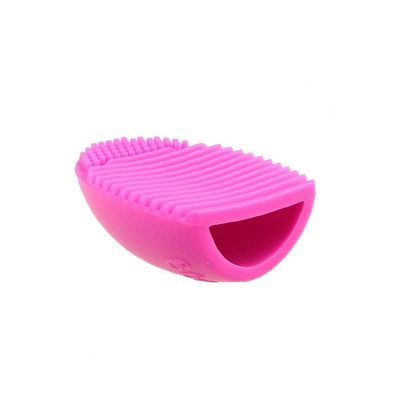 1pack Makeup Brushes Cleaning Egg Make Up Brush Washing Scrubber Silica Glove Blending Brush Cleaning Board Makeup Brush Cleaner Color Removal