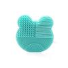 1pc Silicone Makeup Brush Cleansing Mat Wet Dry Double Use Brush Cleaner Bear Shaped Comestic Brush Washing Tool Women Girl Beauty Tool view 3
