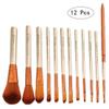 12pcs/set Makeup Brush Set Soft Fiber Foundation Powder Eye Shadow Blending Brushes Multifunctional Cosmetics Brushes with Iron Box Beauty Tool view 2