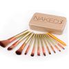 12pcs/set Makeup Brush Set Soft Fiber Foundation Powder Eye Shadow Blending Brushes Multifunctional Cosmetics Brushes with Iron Box Beauty Tool view 4