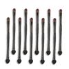 10pcs Eyeshadow Brushes Professional Double Head Eyeshadow Sponge Brushes Dual Sides Eyeshadow Makeup Brush Cosmetic Tools Fow Women Girls Black view 1