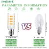 2Pack LED Makeup Mirror Bulb Replacement Mirror 20W RP34B Light Bulb fits BE151T BE71CT BE47X BE47BR for Cosmetic Vanity Makeup Mirror with Single Double Sided Lighted Magnification (6000K) view 2