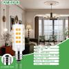 2Pack LED Makeup Mirror Bulb Replacement Mirror 20W RP34B Light Bulb fits BE151T BE71CT BE47X BE47BR for Cosmetic Vanity Makeup Mirror with Single Double Sided Lighted Magnification (6000K) view 3