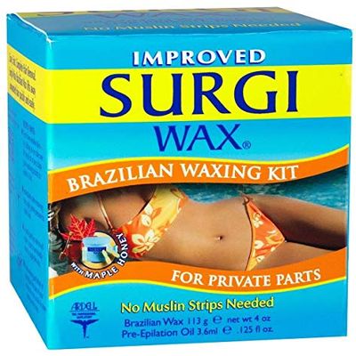 Surgi Wax Brazilian Waxing Kit (Pack of 3)