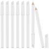 8 Pieces White Pencil Under Nail 2-in-1 Nail Whitening Pencils French White manicure Pencils with Cuticle Pusher for DIY French Art Manicure Supplies view 1