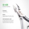 NGHIA Cuticle Nipper - D-03 JAW 14 | Stainless Steel | Durable and Sharp | Ergonomic Design | Grey Plated | Ideal for Salons and Home Use view 3