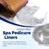 Americanails Premium Spa Pedicure Liners, Fits All Pedicure Spas, Salon Quality Sanitary Disposable Plastic Pedicure Liners with Elastic Band - 200 Count, Crystal Clear view 3