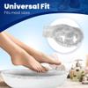 Americanails Premium Spa Pedicure Liners, Fits All Pedicure Spas, Salon Quality Sanitary Disposable Plastic Pedicure Liners with Elastic Band - 200 Count, Crystal Clear view 4