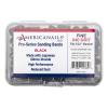 Americanails Pro-Series Black, Fine 240 Grit, Professional Sanding Bands for Acrylic Nail File Drill, E-File Sanding Drill Bit Piece Set, Nail Polishing and Filing Tools - 100 Count view 1