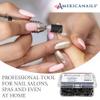 Americanails Pro-Series Black, Fine 240 Grit, Professional Sanding Bands for Acrylic Nail File Drill, E-File Sanding Drill Bit Piece Set, Nail Polishing and Filing Tools - 100 Count view 4
