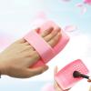 Angzhili 2 Pack Silicone Makeup Brush Cleaning Mat, Angzhili Makeup Brush Cleaner, Portable Makeup Brush Cleaner Pad, Cosmetic Brush Washing Tool(Pink+Purple) view 4