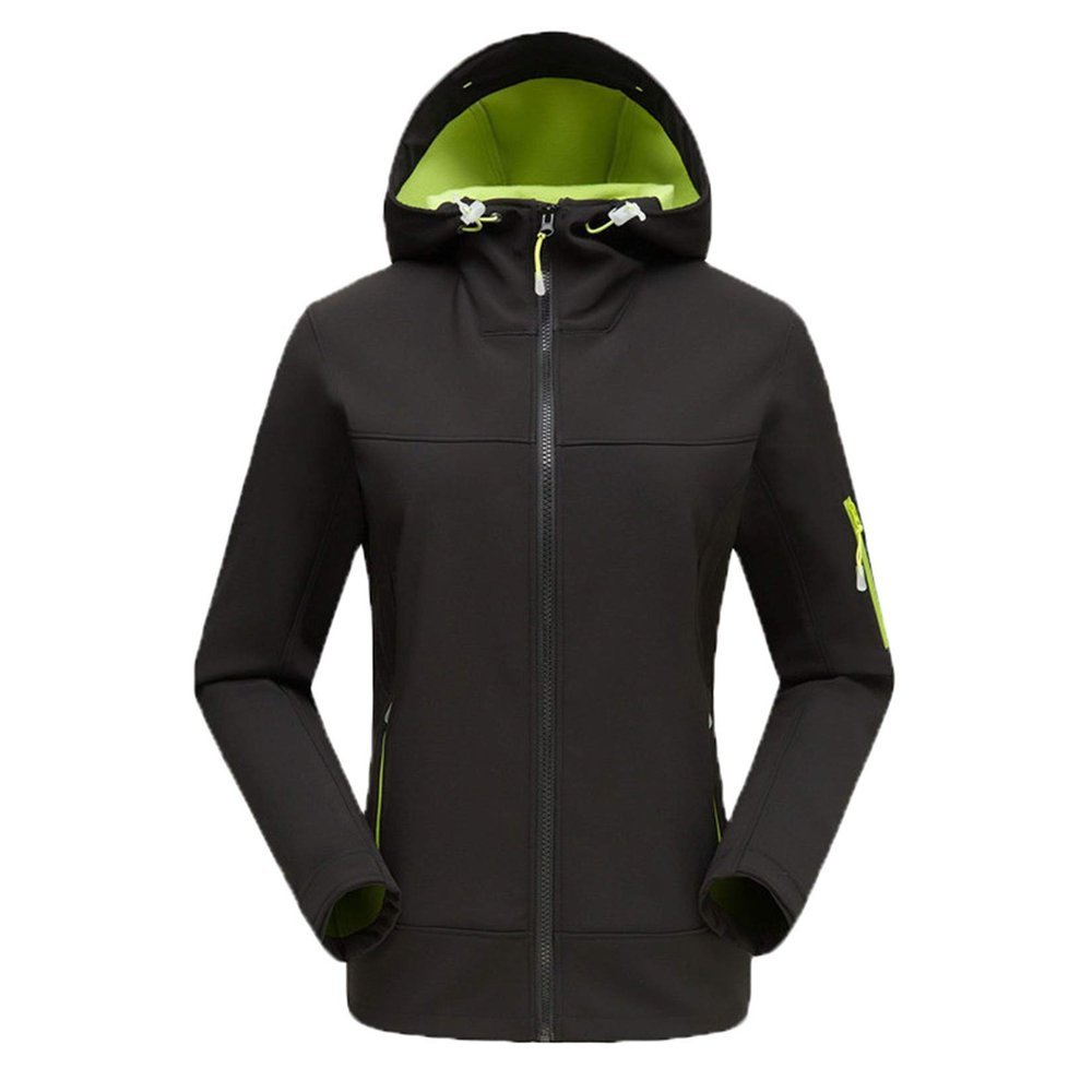 Andongnywell Women's Mountain Waterproof Ski Jacket Windproof Rain Jacket Winter Warm Snow Outdoor sports Coat (Black,X-Large)