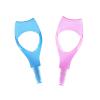 2 Pcs 3 in 1 Eyelash Tool Mascara Applicator Comb Guide and Brush Curler Plastic Eye Makeup Tool Set (Pink + Blue) view 1