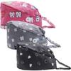 LUCKYBUNNY 3PCS Cute Teeth Working Cap with Button, Women Men Breathable Lace Up Sweatband Work Hat Hair Cover (Cute Teeth) view 1