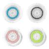 Brush Head Replacements Compatible with Clarisonic Mia 1, Mia 2, Mia Fit, Alpha Fit, Smart Profile Uplift and Alpha Fit (4Packs(Blue+Black+Green+Pink)) (4 Pack) view 1