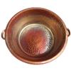 Rainbow Portable Copper Side Handles Foot Bath Bowl view 2