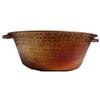 Rainbow Portable Copper Side Handles Foot Bath Bowl view 3