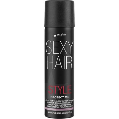 SexyHair Style Protect Me Hot Tool Protection Spray, 4.2 Oz | Thermal Protection | Up to 78% Breakage Reduction | Light Hold
