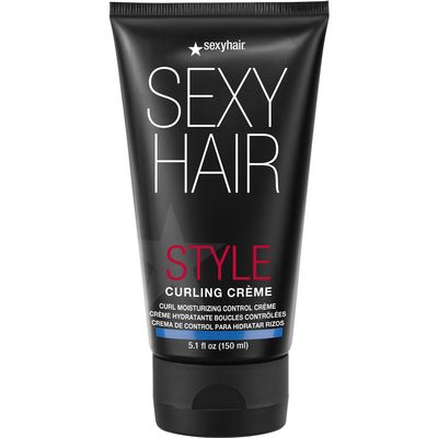 SexyHair Style Curling Crme Curl Moisturizing Control Crme, 5.1 Oz | Light Control | Maintains Moisture and Combats Frizz