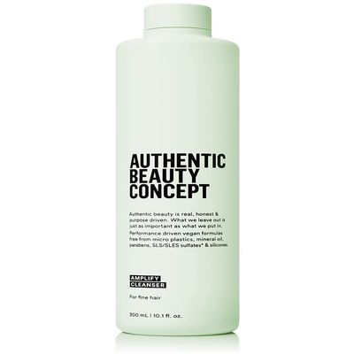 Authentic Beauty Concept Amplify Cleanser | Volumizing Shampoo for Fine Hair | Increases Body & Volume | Vegan & Cruelty-free | Sulfate-free | 10.1 fl. oz.